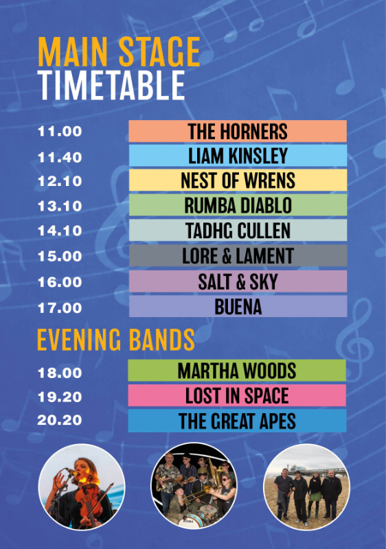 Main stage acts Lostfest 2026